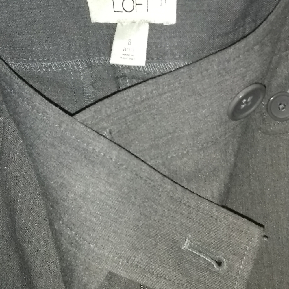 Grey Business Cuffed Slacks